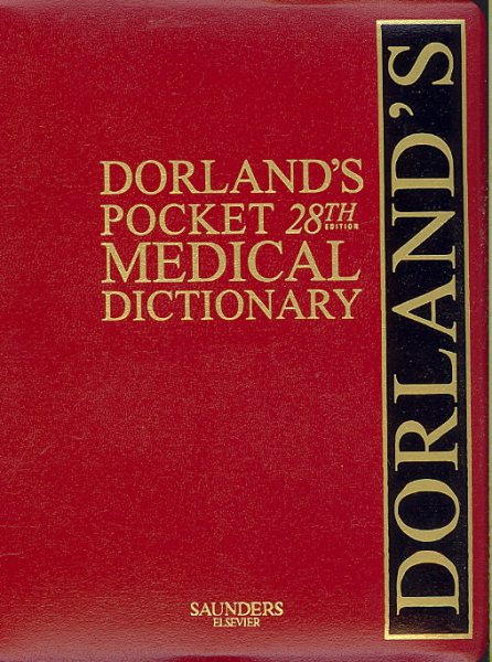 Dorland's Pocket Medical Dictionary with CD-ROM (Dorland's Medical Dictionary) cover