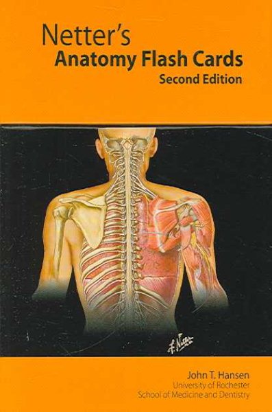 Netter's Anatomy Flash Cards: With STUDENT CONSULT Online Access (Netter Basic Science) cover