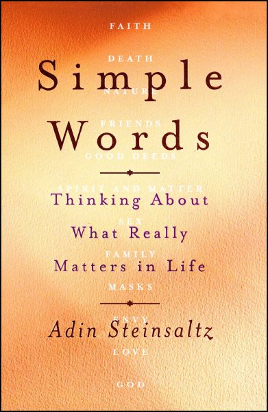 Simple Words: Thinking About What Really Matters in Life cover