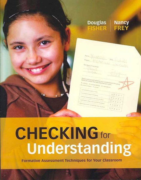 Checking for Understanding: Formative Assessment Techniques for Your Classroom (Professional Development) cover