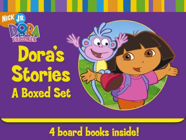 Dora's Stories: Dora Goes for a Ride / A Day at the Beach / Count with Dora! / What Will I Be? (Dora the Explorer) cover