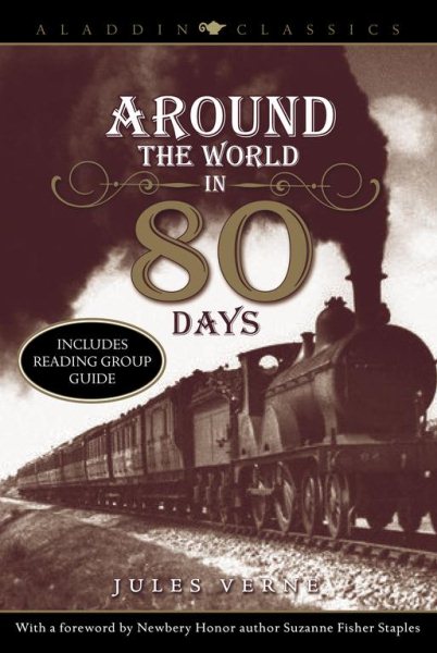 Around the World in 80 Days (Aladdin Classics) cover
