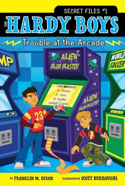 Trouble at the Arcade (1) (Hardy Boys: The Secret Files) cover