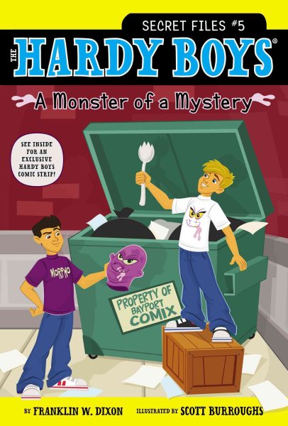 A Monster of a Mystery (5) (Hardy Boys: The Secret Files) cover