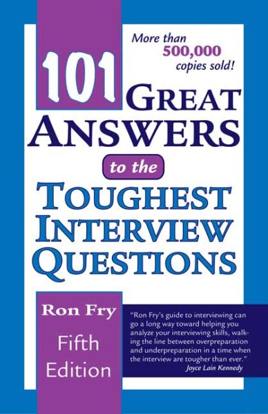 101 Great Answers to the Toughest Interview Questions cover