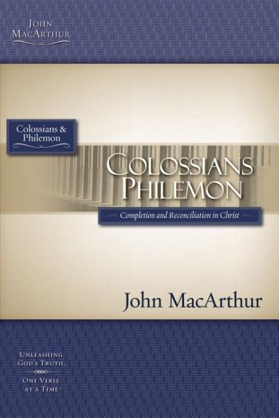 Colossians & Philemon (MacArthur Bible Studies) cover