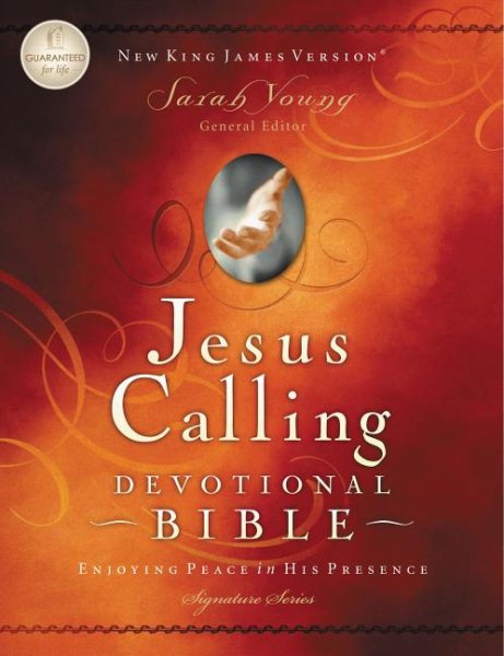 Jesus Calling Devotional Bible: New King James Version (Signature) cover