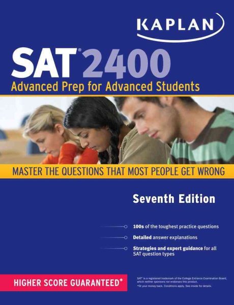Kaplan SAT 2400: Advanced Prep for Advanced Students cover