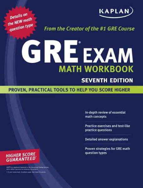 Kaplan GRE Exam Math Workbook (Kaplan GRE Math Workbook) cover