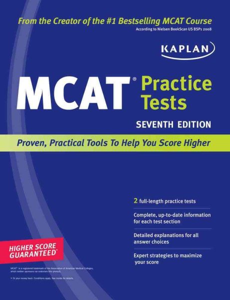 Kaplan MCAT Practice Tests cover