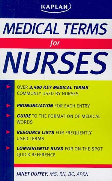 Medical Terms for Nurses: A Quick Reference Guide cover