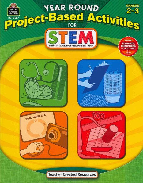 Year Round Project-Based Activities for STEM: Grades 2-3 cover