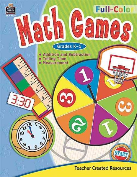 Full-Color Math Games, Grades K-1 cover