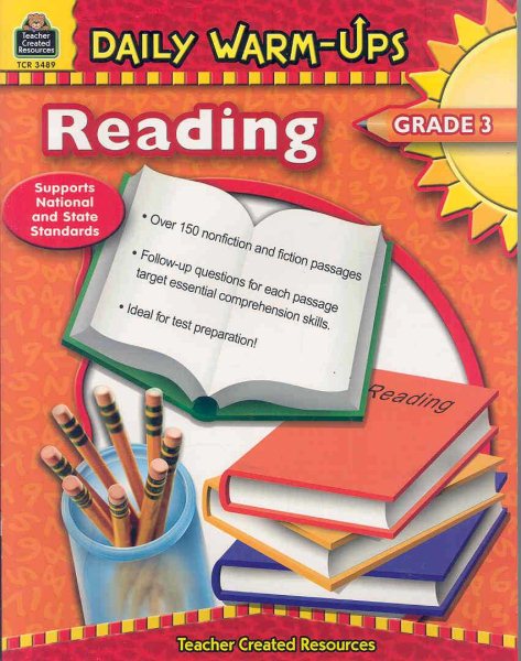 Daily Warm-Ups: Reading, Grade 3 from Teacher Created Resources cover