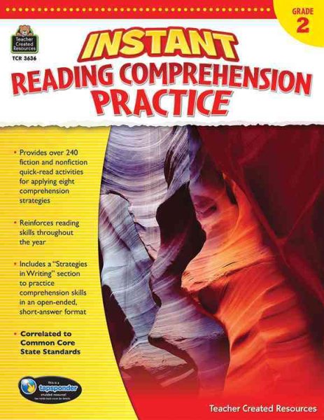 Instant Reading Comprehension Practice Grade 2: Grade 2 cover