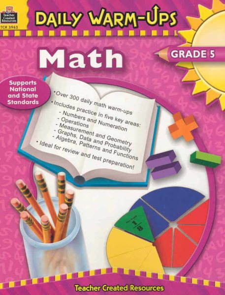 Daily Warm-Ups: Math, Grade 5: Math, Grade 5 cover