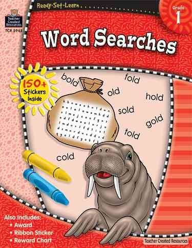 Ready-Set-Learn: Word Searches Grd 1 cover