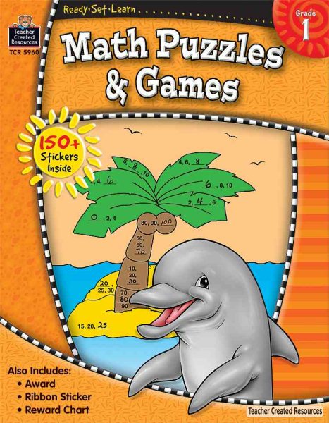 Ready-Set-Learn: Math Puzzles and Games Grd 1