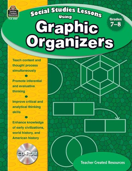 Social Studies Lessons Using Graphic Organizers: Grades 7-8 cover