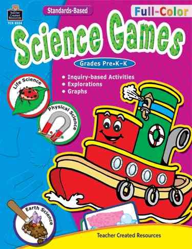 Full-Color Science Games, PreK-K cover