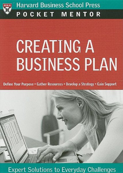 Creating a Business Plan (Pocket Mentor) cover