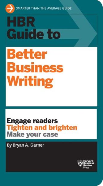 HBR Guide to Better Business Writing (HBR Guide Series) cover