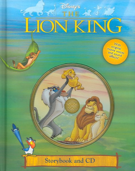 Disney's the Lion King Storybook and CD cover