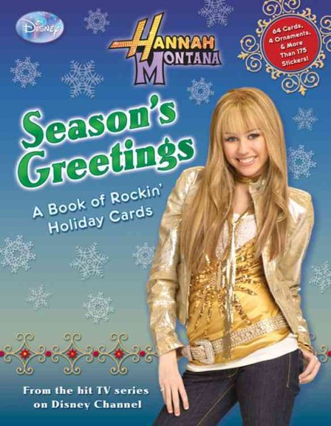 Hannah Montana: Season's Greetings: A Book of Rockin' Holiday Cards cover