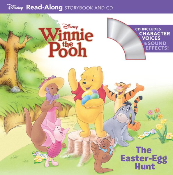 Winnie the Pooh: The Easter Egg Hunt Read-Along Storybook and CD cover