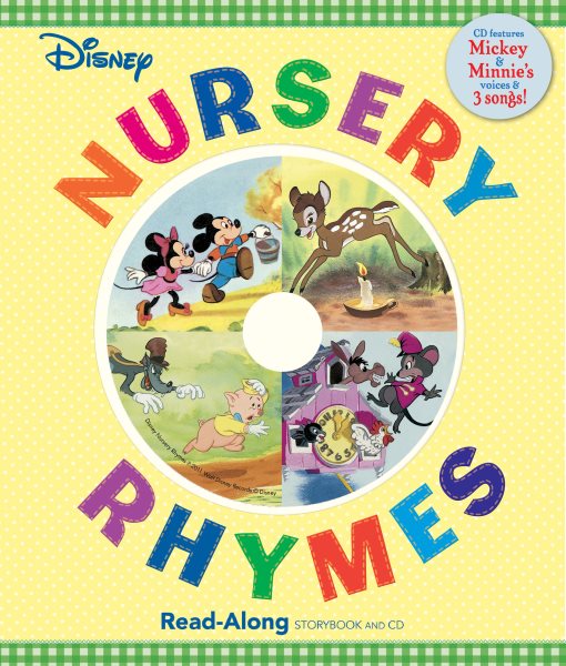 Disney Nursery Rhymes Read-Along Storybook and CD cover