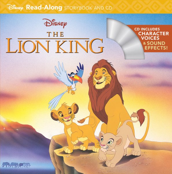 The Lion King Read-Along Storybook and CD cover