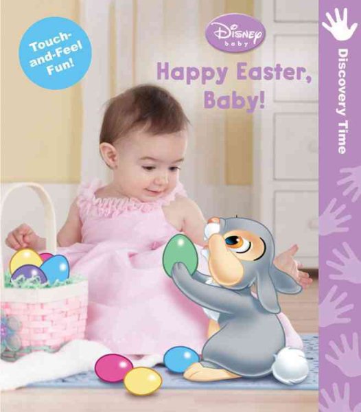 Disney Baby: Happy Easter Baby (A Touch-and-feel Book) cover