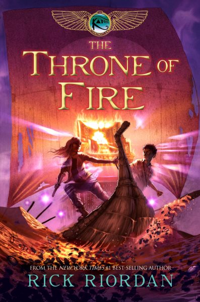 The Throne of Fire (The Kane Chronicles, Book 2) cover