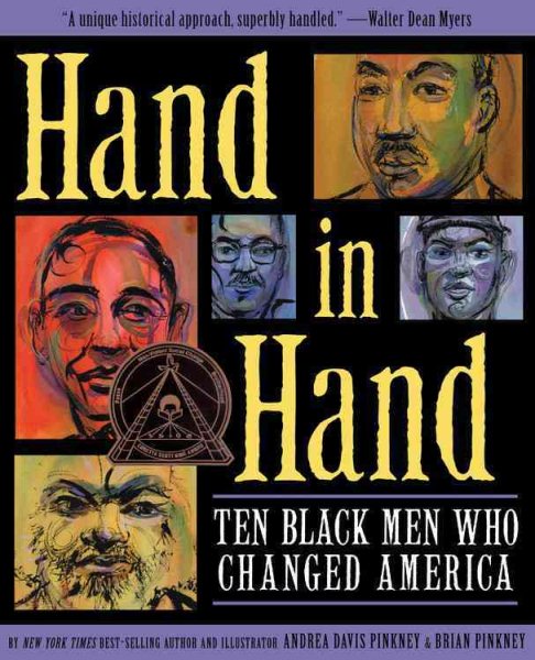 Hand in Hand: Ten Black Men Who Changed America (Coretta Scott King Award - Author Winner Title(s)) cover