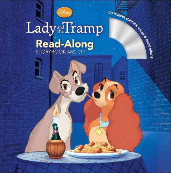 Lady and the Tramp Read-Along Storybook and CD cover