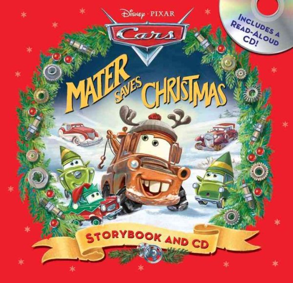 Disney*Pixar Cars: Mater Saves Christmas Storybook & CD (Read-Along Storybook and CD) cover