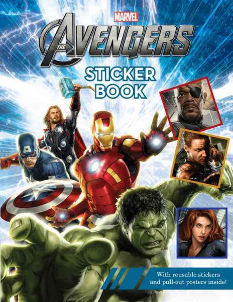 The Avengers Reusable Sticker Book cover