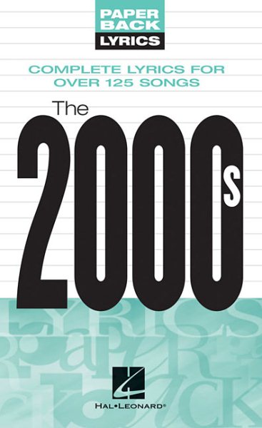 The 2000s Lyrics: Paperback Lyrics cover