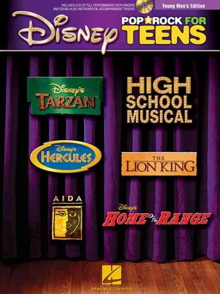 Disney Pop/Rock for Teens: Young Men's Edition cover