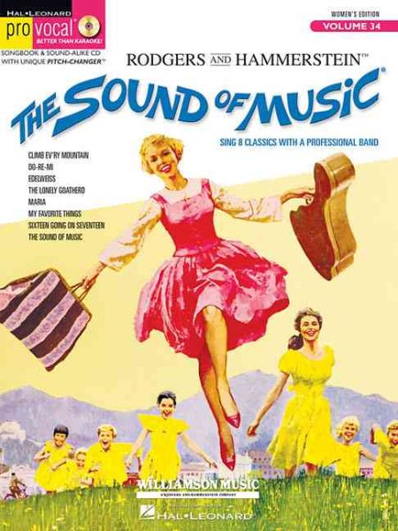 The Sound of Music: Pro Vocal Women's Edition Volume 34 cover