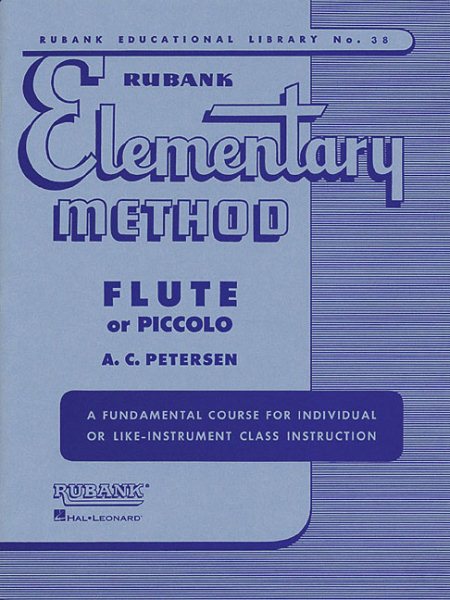 Rubank Elementary Method - Flute or Piccolo (Rubank Educational Library) cover