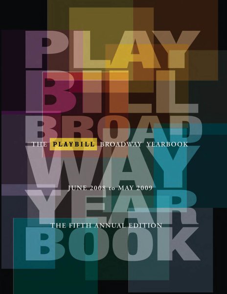 Playbill Broadway Yearbook June 2008 to May 2009 cover