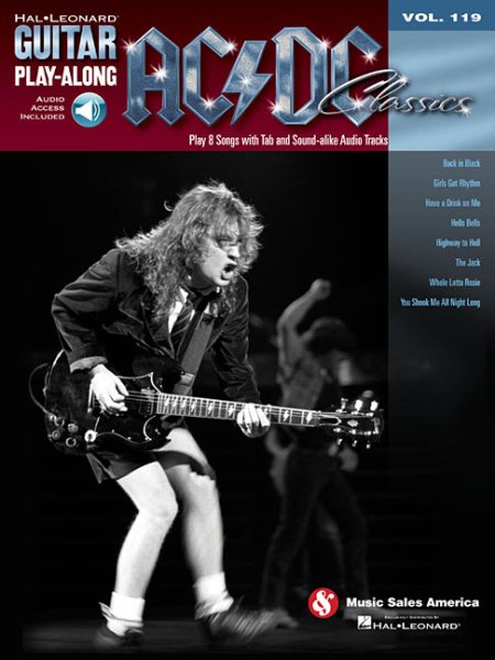 AC/DC Classics: Guitar Play-Along Volume 119 cover