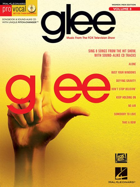 Glee: Pro Vocal Male/Female Edition Volume 8 (Hal Leonard Pro Vocal (Numbered)) cover