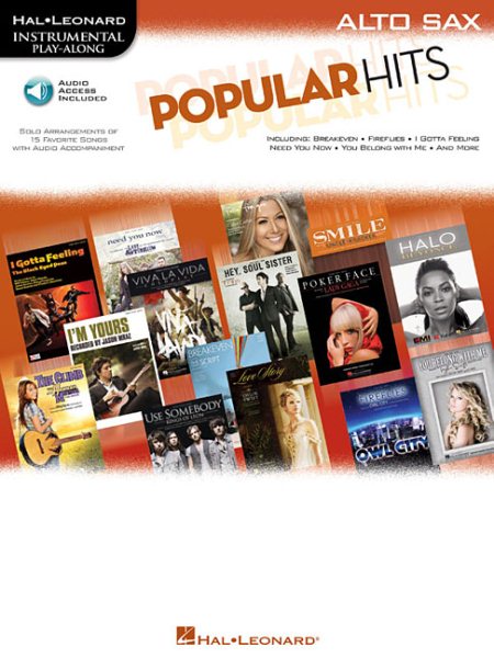 Popular Hits: Instrumental Play-Along for Alto Sax (Hal Leonard Instrumental Play-along)