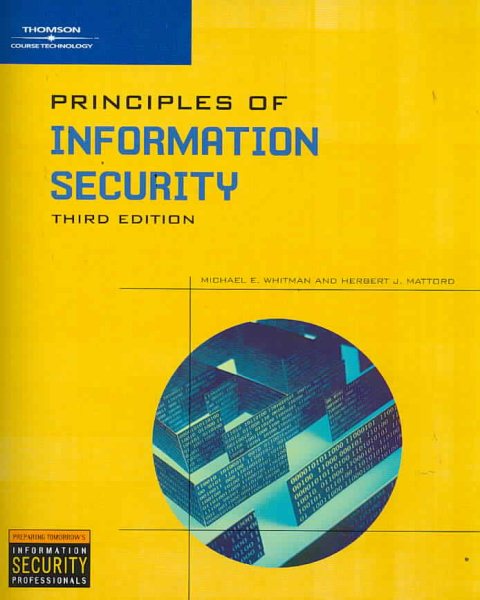 Principles of Information Security cover