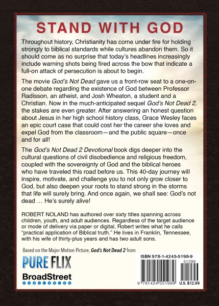 God's Not Dead 2: Stand With God A 40-Day Devotional cover