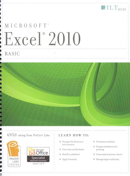 Excel 2010: Basic (Ilt) cover