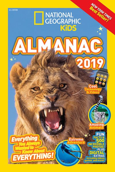 National Geographic Kids Almanac 2019 (National Geographic Almanacs) cover