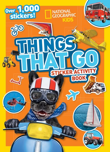 Things That Go Sticker Activity Book cover
